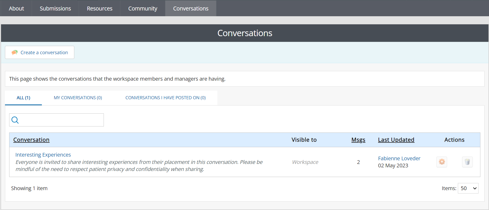 ATLAS Conversations ATLAS Conversations